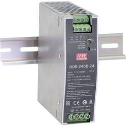 DC/DC měnič napětí na DIN lištu Mean Well DDR-240C-24, 1 x, 24 V/DC, 10 A, 240 W