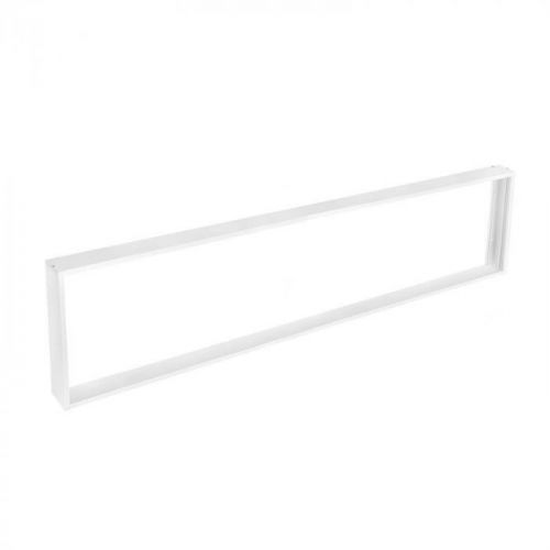 Solight hliníkový bílý rám pro instalace 295x1195mm LED panelů na stropy a zdi, výška 68mm