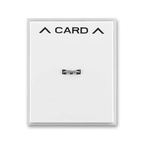 ABB Element,Time kryt vypínače kartového s průzorem bílá/ledová bílá 3559E-A00700 01