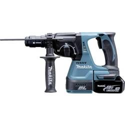 Makita DHR243RTJ SDS plus-aku kombinované kladivo 18 V 5 Ah Li-Ion akumulátor