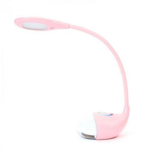 Platinet LED stolní lampička PDLQ10P, 6W, 200lm, růžové