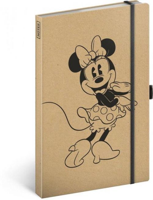 Minnie Notes Minnie Craft linkovaný, 13 × 21 cm