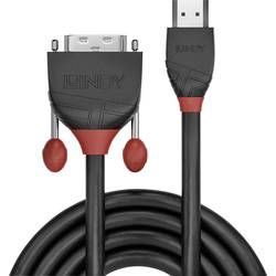 HDMI / DVI kabel LINDY [1x HDMI zástrčka - 1x DVI zástrčka 18+1pólová] černá 3 m