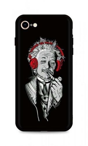 Kryt TopQ iPhone SE 2020 silikon Albert Einstein 49317