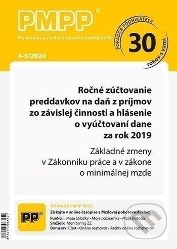 Personálny a mzdový poradca podnikateľa 4-5/2020 - Poradca podnikateľa
