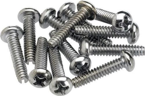 Fender Pickup and Selector Switch Mounting Screws Chrome 12 Pack