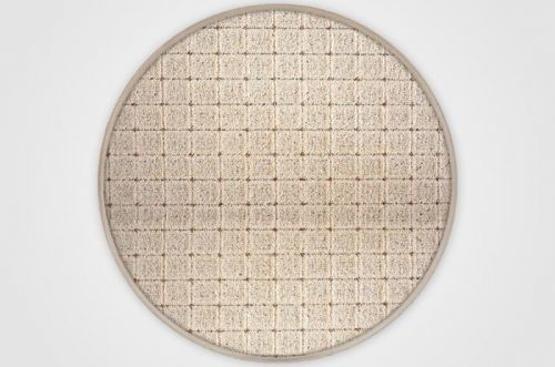 Vopi koberce Kusový koberec Udinese béžový kulatý - 57x57 (průměr) kruh cm Béžová