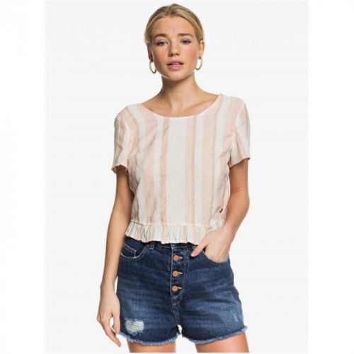 košile ROXY - Ghostawaystripe Ivory Cream Nam Nam Stripes (TFM3) velikost: XS