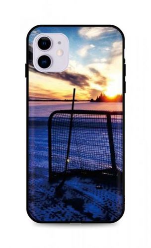 Kryt TopQ iPhone 11 silikon Hockey Sunset 48910