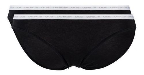 Calvin Klein Sada dámských kalhotek CK One Bikini 2Pk QD3789E-001 Black/Black XL