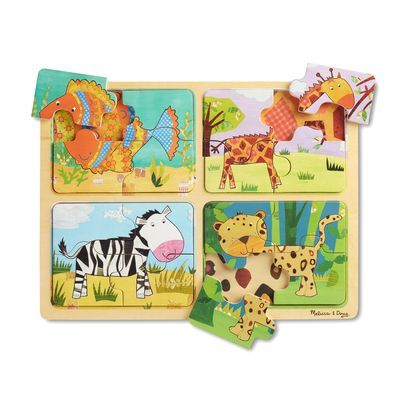 NP Wooden Puzzle: Animal Patterns (Melissa & Doug) (Other)