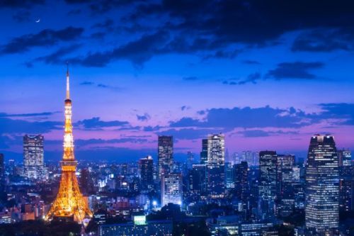 1X Umělecká fotografie  Tokyo night view, Takao Kataoka