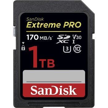 SanDisk Extreme Pro SDXC 1 TB 170 MB/s C10 V30 UHS-I U3