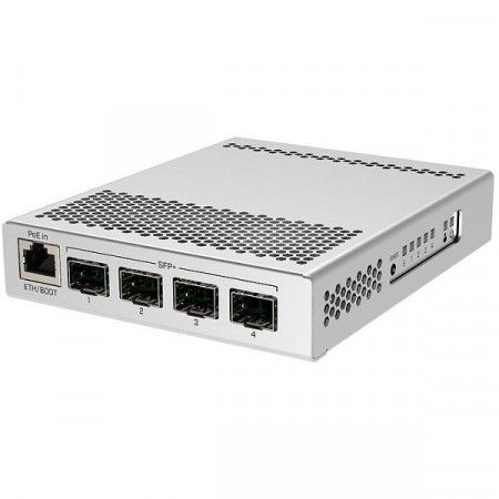 MikroTik Cloud Router Switch CRS305, 4x SFP+, 1x Gbit LAN, Dual PSU, Dual boot, vč. L5, CRS305-1G-4S+IN