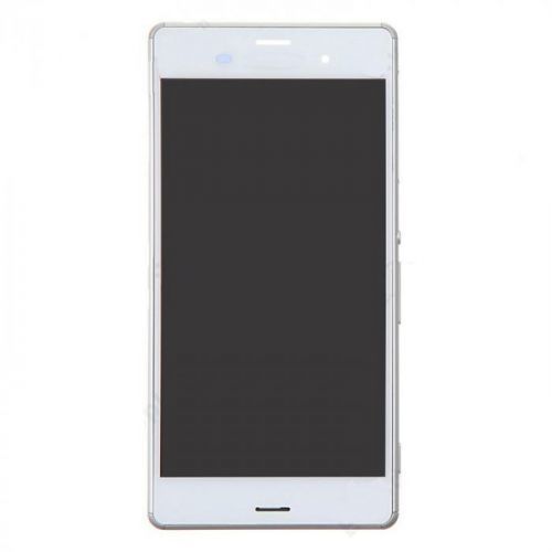 LCD + dotyk + rámeček pro Sony Xperia E5, white