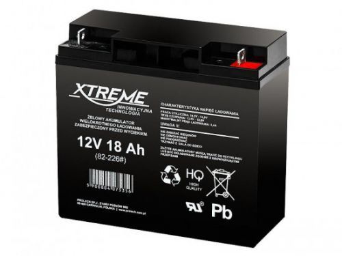 XTREME Nabíjecí gelová baterie 12V 18Ah, 82-226#