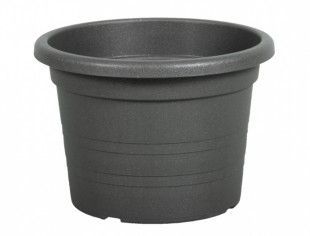 Nohelgarden Květník CILINDRO plastový antracitový d45x32cm