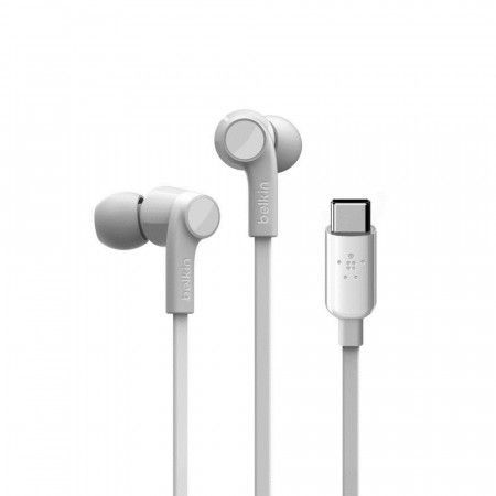 BELKIN USB-C sluchátka bílá, G3H0002btWHT