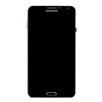 LCD Display + Dotyková Deska + Přední Kryt Black pro Samsung N7505 Galaxy Note3 Neo - originál