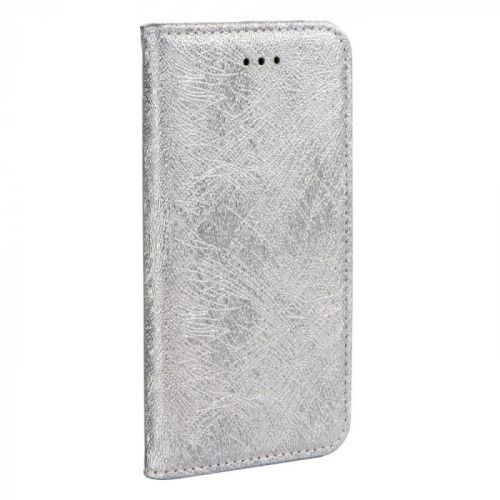 ForCell MAGIC BOOK pouzdro flip APPLE IPHONE X silver
