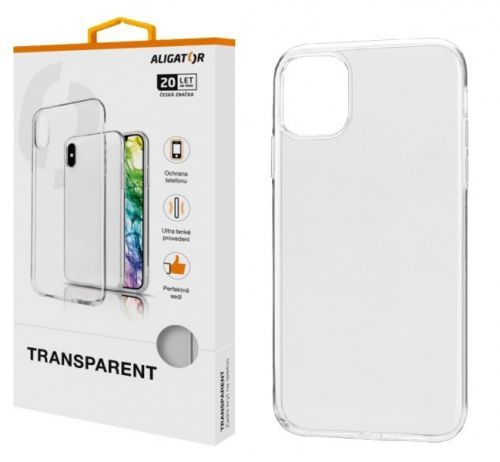 Pouzdro TRANSPARENT ALIGATOR pro Apple iPhone 11