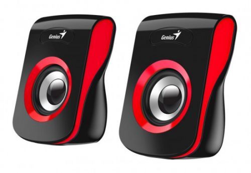 Genius Speakers SP-Q180, USB, Red, 31730026401