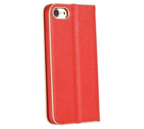 Flipové pouzdro Forcell Luna Book pro Apple iPhone 7/8, red