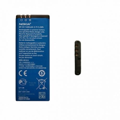 Baterie NOKIA BP-5H (Lumia 701), Li-Pol, 1300mAh, originální, bulk