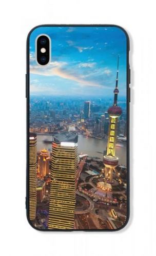 Kryt TopQ LUXURY iPhone XS pevný City 48834