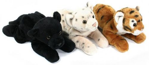 Plyšová šelma ležící, 3 druhy, 20 cm, ECO-FRIENDLY