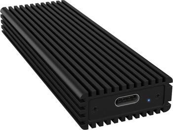 IcyBox Externí box pro M.2 NVMe SSD, USB 3.1 Type-C, černá