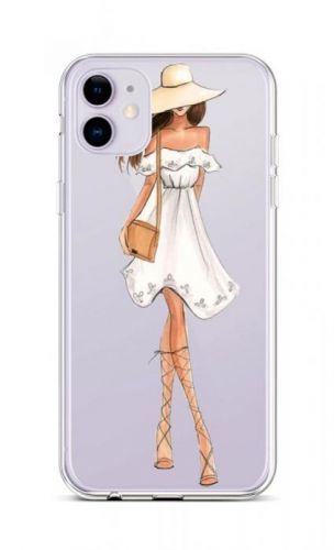 Kryt TopQ iPhone 11 silikon Lady 5 45049