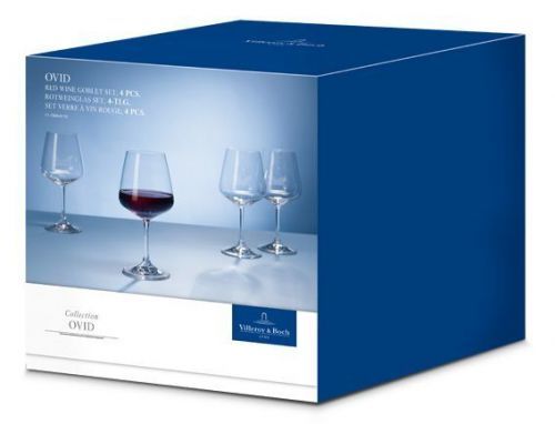 Villeroy & Boch Ovid Sklenice na červené víno sada 4 ks, Villeroy & Boch