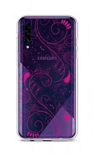 Kryt TopQ Samsung A30s silikon Pink Ornament 45265