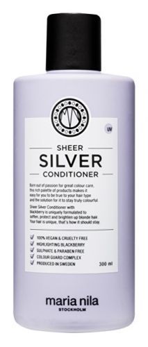 Maria Nila Hydratační kondicionér neutralizující žluté tóny vlasů Sheer Silver (Conditioner) 1000 ml