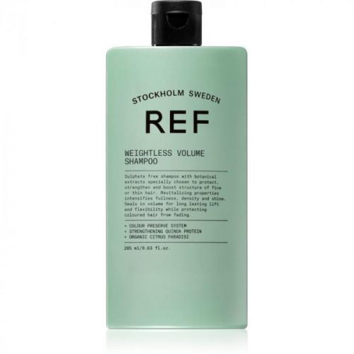 REF Weightless Volume šampon pro jemné a zplihlé vlasy pro objem od kořínků 285 ml