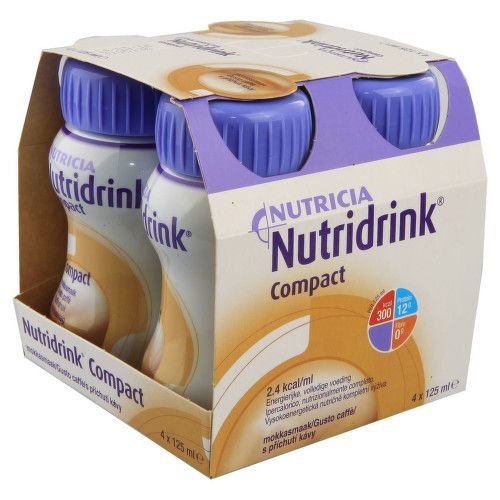 NUTRIDRINK COMPACT S PŘÍCHUTÍ KÁVY perorální SOL 4X125ML