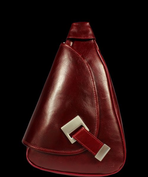 Kožený batůžek Appia Rossa