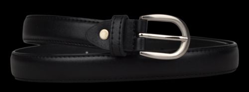 Cintura Sottile (2,4 cm) Barva pásku: černá