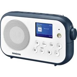 DAB+ přenosné rádio Sangean Traveller-420 (DPR-42 W/B.I.), Bluetooth, FM, bílá, tmavě modrá