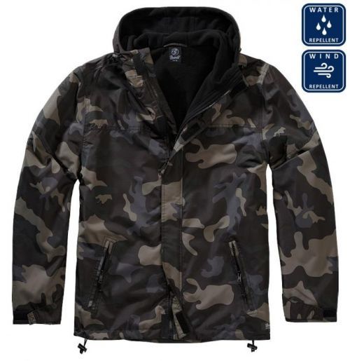 Bunda Brandit Windbreaker Frontzip - darkcamo, XL