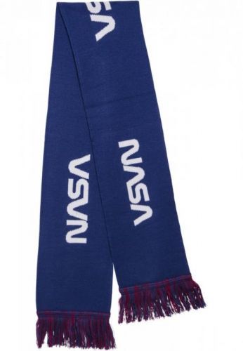 NASA Scarf Knitted blue/red/wht