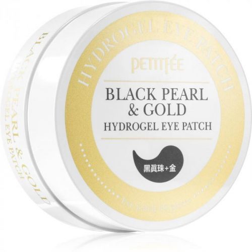 Petitfee Black Pearl & Gold hydrogelová maska na oční okolí 60 ks