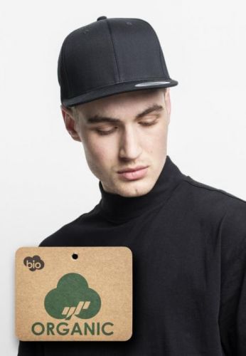 Organic Cotton Snapback black