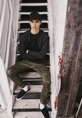 Camo Cargo Jogging Pants olive camo 28