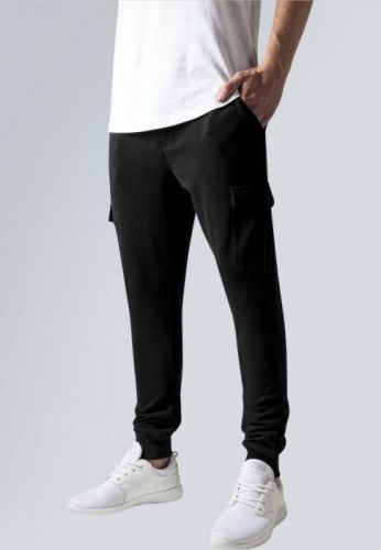 Fitted Cargo Sweatpants black L