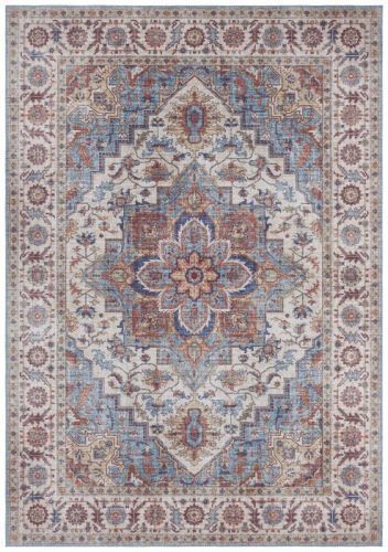 Nouristan - Hanse Home koberce Kusový koberec Asmar 104002 Cyan/Blue - 80x150 cm Vícebarevné