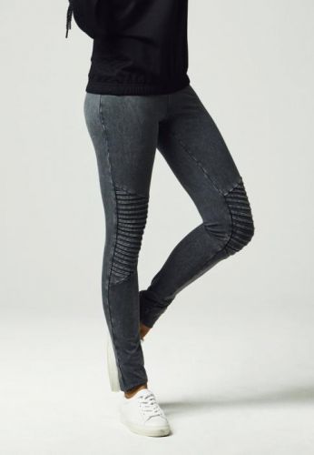 Ladies Denim Jersey Leggings darkgrey 3XL
