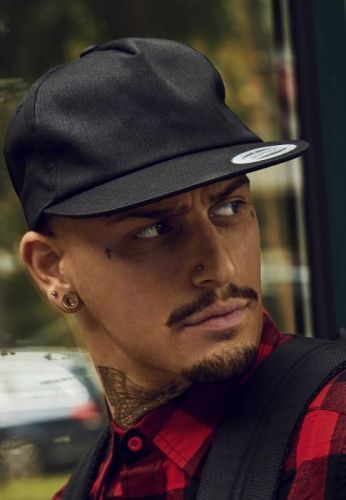 Unstructured 5-Panel Snapback black