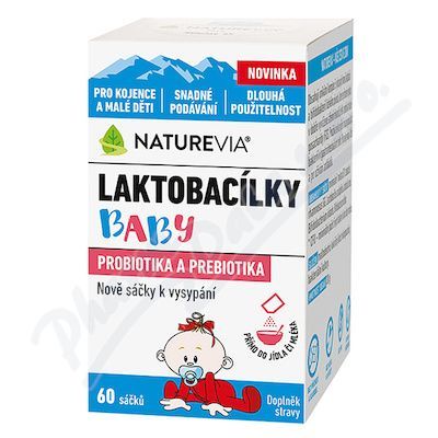 Swiss NatureVia Laktobacílky baby 60 sáčků